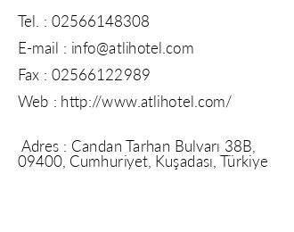 Hotel Atl iletiim bilgileri